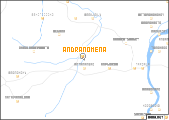 map of Andranomena