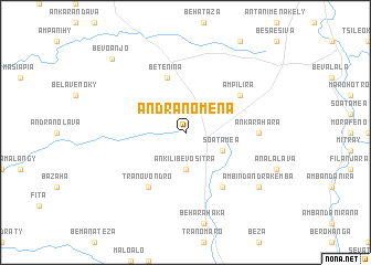 map of Andranomena