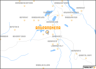 map of Andranomena