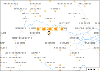 map of Andranomena