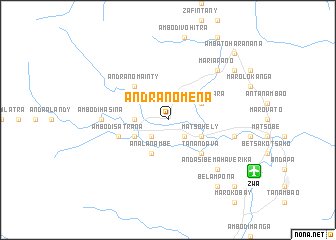 map of Andranomena