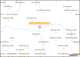 map of Andranomiady