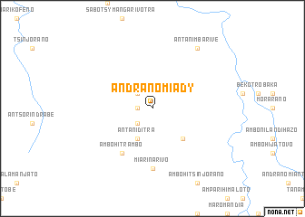 map of Andranomiady