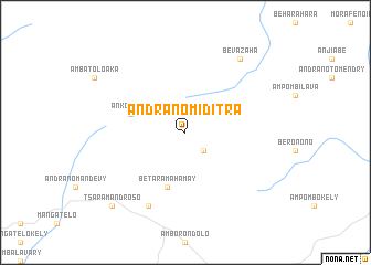 map of Andranomiditra