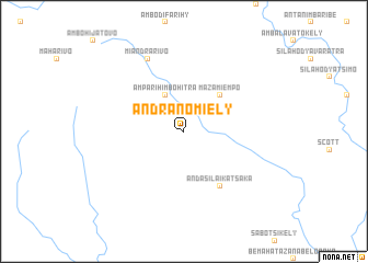 map of Andranomiely