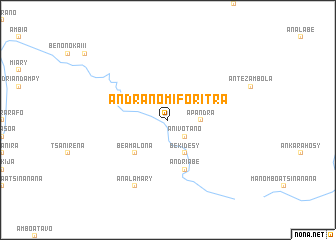 map of Andranomiforitra