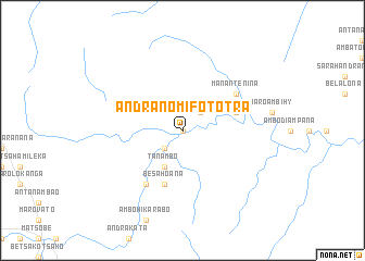 map of Andranomifototra