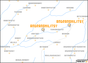 map of Andranomilitsy