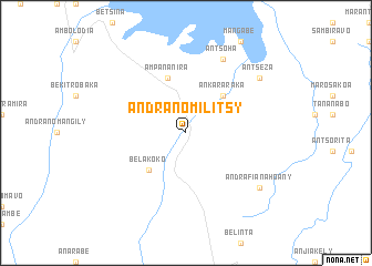 map of Andranomilitsy