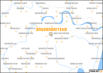 map of Andranomiteka