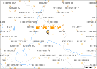 map of Andranomody