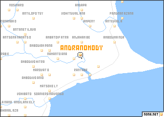 map of Andranomody