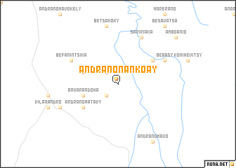 map of Andranonankoay