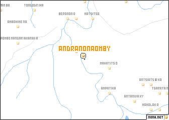 map of Andranonaomby