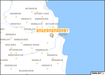 map of Andranonaomby