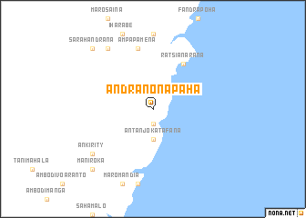 map of Andranonapaha