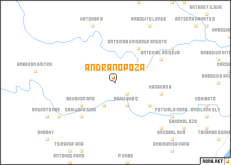 map of Andranopoza