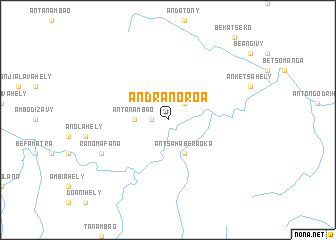 map of Andranoroa