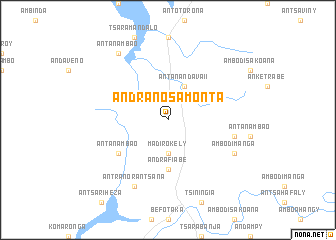 map of Andranosamonta