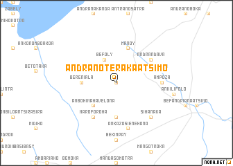 map of Andranoteraka Atsimo