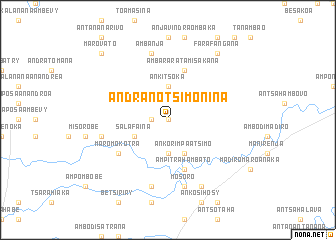 map of Andranotsimonina