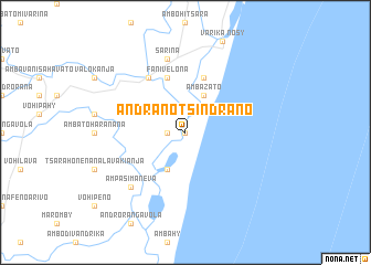 map of Andranotsindrano