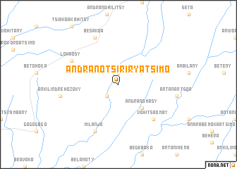 map of Andranotsiriry Atsimo