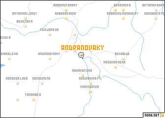 map of Andranovaky