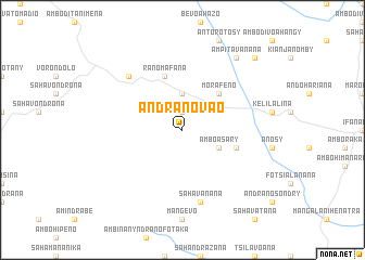 map of Andranovao