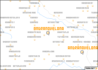 map of Andranovelona