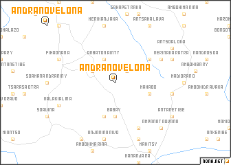 map of Andranovelona