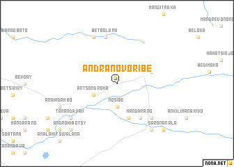 map of Andranovoribe