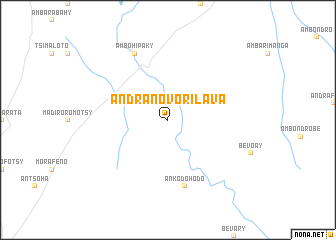 map of Andranovorilava