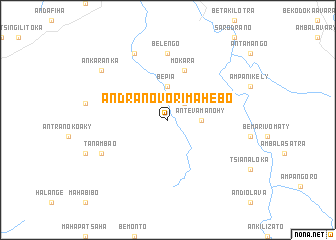 map of Andranovorimahebo