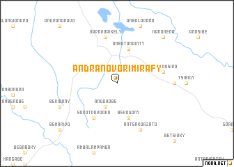 map of Andranovorimirafy