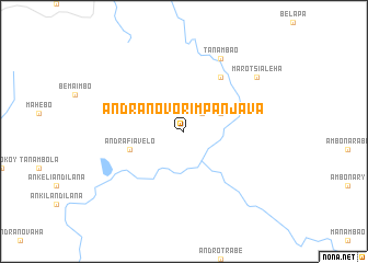 map of Andranovorimpanjava