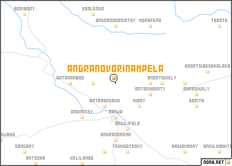 map of Andranovorinampela