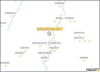 map of Andranovory