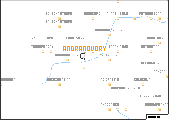 map of Andranovory