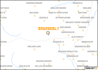 map of Andraraly