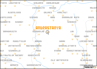 map of Andrástanya