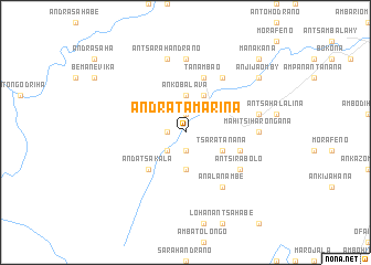 map of Andratamarina