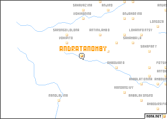 map of Andratanomby