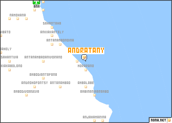 map of Andratany