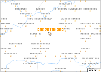 map of Andratomana