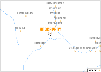 map of Andravany