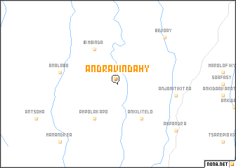 map of Andravindahy