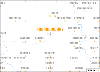 map of Andravindahy