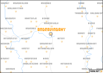 map of Andravindahy