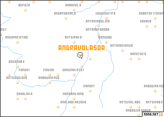 map of Andravolasoa